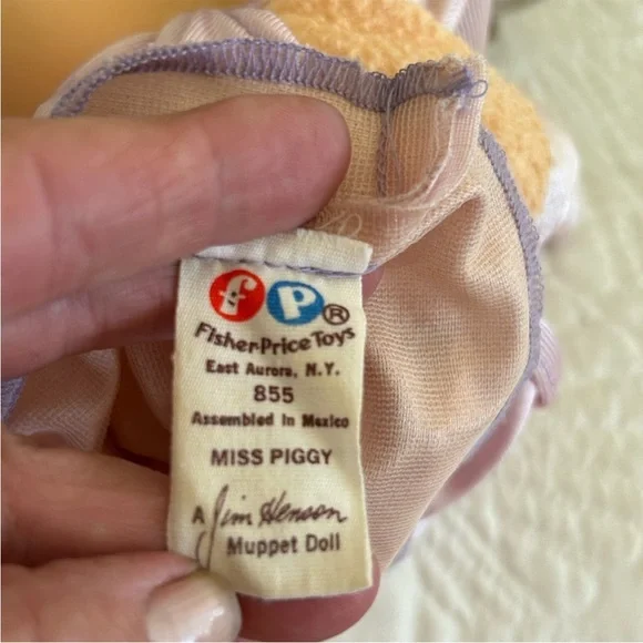 Vintage Miss Piggy Hand Puppet - Picture 5 of 12